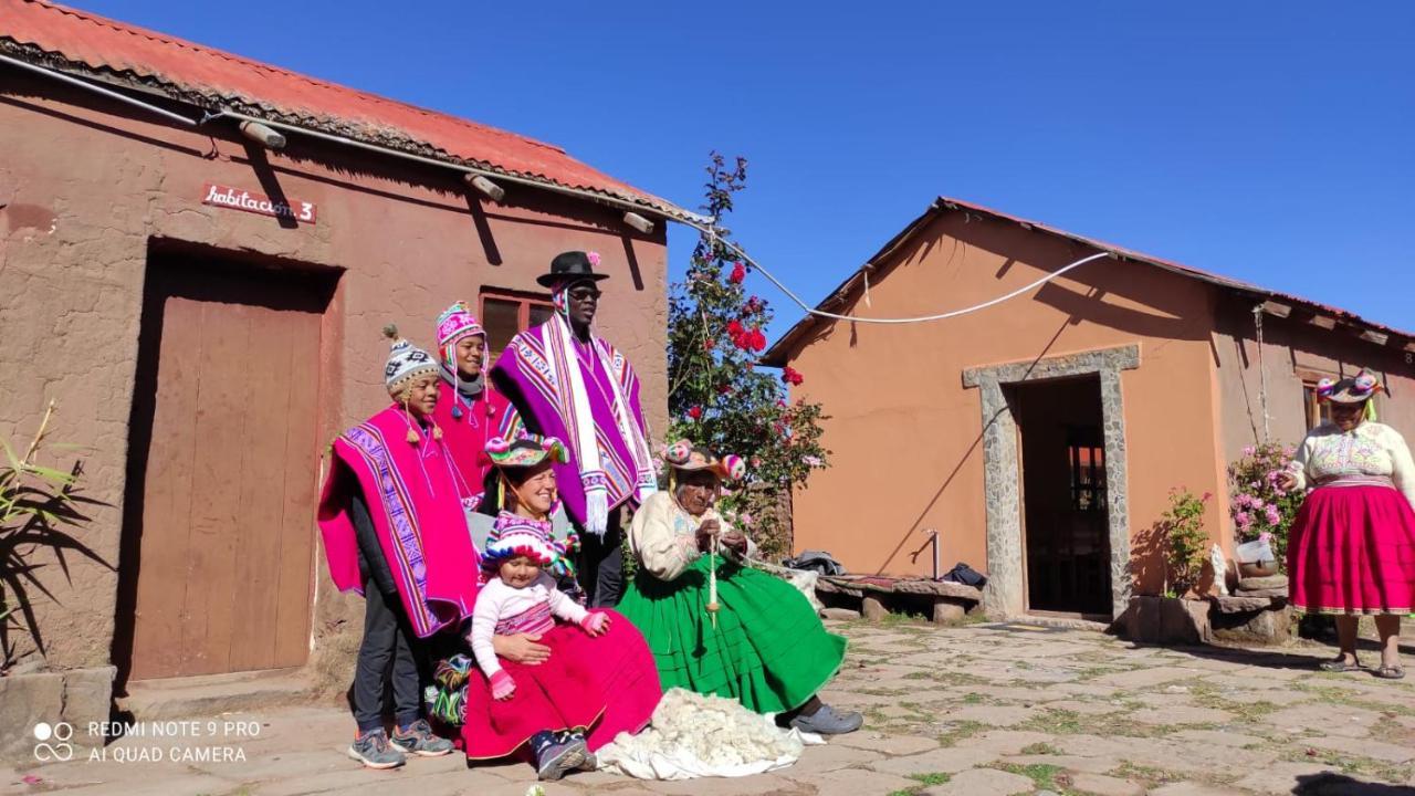 Hospedaje Rural La Florida En Llachon, Titicaca Пуно Экстерьер фото